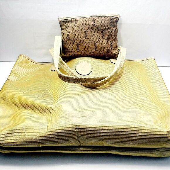 Yves Saint Laurent Leather Shoulder Bag Set - Picture 8 of 8